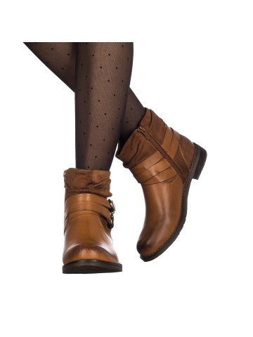 Botine dama Pertina camel - Img 2