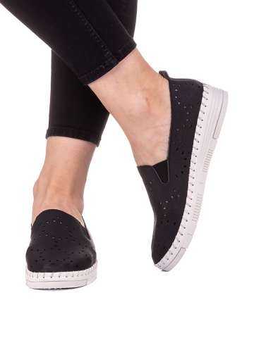 Espadrile dama Keona negre - Img 4