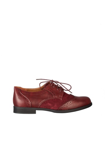 Pantofi dama casual Caseza grena - Img 1