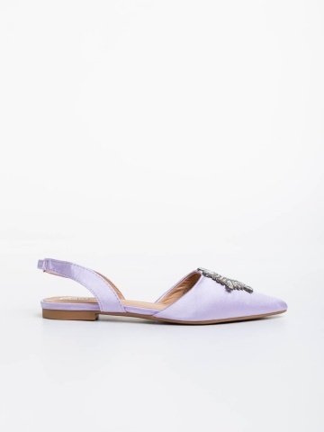Pantofi dama mov din material textil Jenita - Img 4