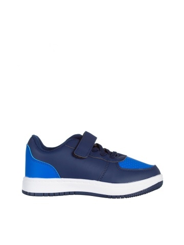 Pantofi sport copii albastri din piele ecologica Ponty - Img 4