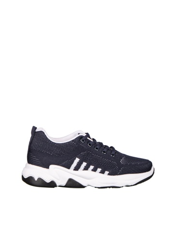 Pantofi sport dama albastri din material textil Morison - Img 6