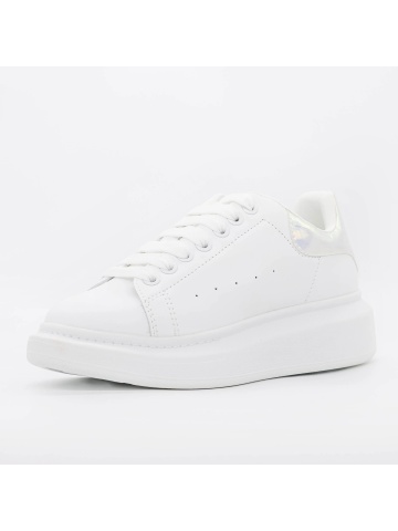 Pantofi sport dama albi din piele ecologica Aeria - Img 2
