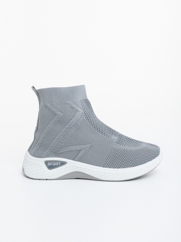 Pantofi sport dama gri din material textil Astera - Img 4