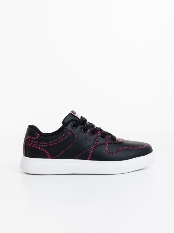Pantofi sport dama negri din piele ecologica Amelda - Img 5