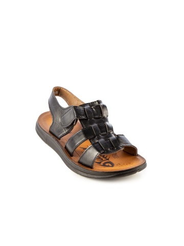 Sandale barbati Floros negre