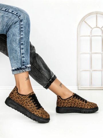 Sneakers dama maro din material textil Alixie - Img 6