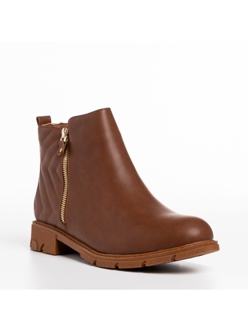 Botine dama maro din piele ecologica Gracelyn