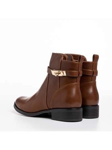 Botine dama maro din piele ecologica Verity - Img 3
