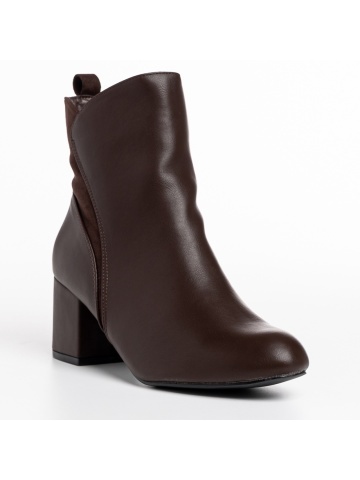 Botine dama maro inchis din piele ecologica Arielle