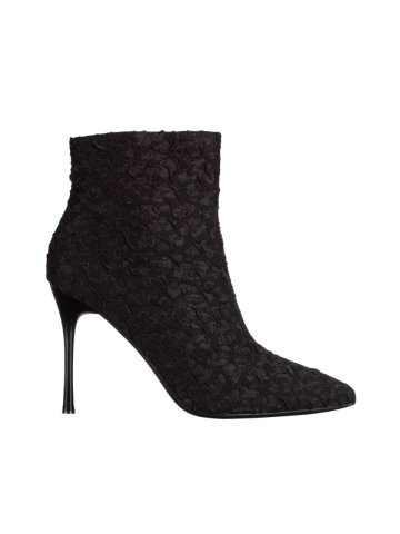 Botine dama negre din material textil Pearlee - Img 5
