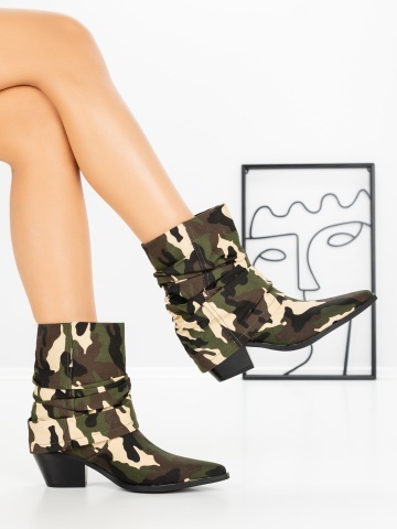 Ciocate dama army din material textil Egalrae - Img 4