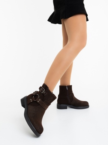 Ghete dama maro din material textil Sherida