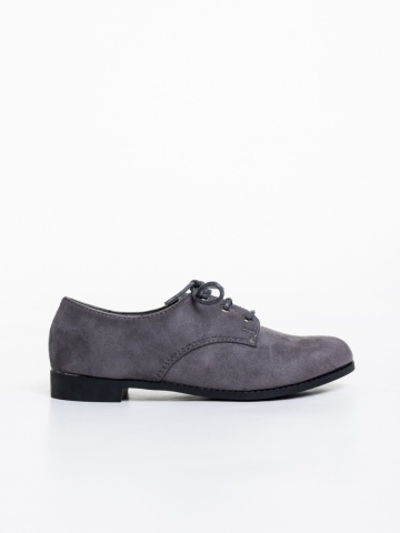 Pantofi copii gri din material textil Arguda - Img 2