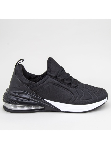 Pantofi sport barbati negri din material textil Chadron - Img 2