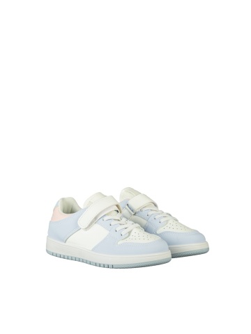 Pantofi sport copii albastri din piele ecologica Alford - Img 3