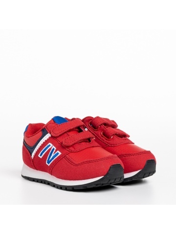 Pantofi sport copii rosii din piele ecologica Blancy
