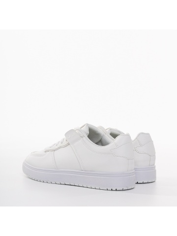 Pantofi sport dama albi din piele ecologica Zhuri - Img 3