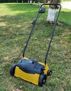 Texas MPC 1400 scarificator aerator gazon 2-in-1, motor electric 1400W, sac 35 litri, latime lucru 32cm, reglaj central - Img 2