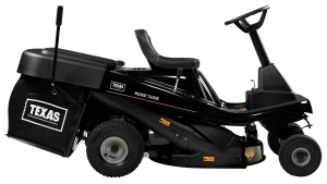 Texas Rider 7600E tractoras pentru tuns gazonul 3 in 1, 12CP, benzina, latime taiere 760mm, inaltime taiere 30-76mm, sac colector 170l, pornire electrica