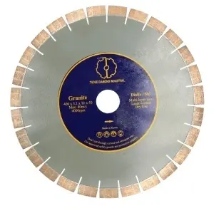 Tudee Disc diamantat debitare granit, standard, 400x50x12x3.1mm, reductie