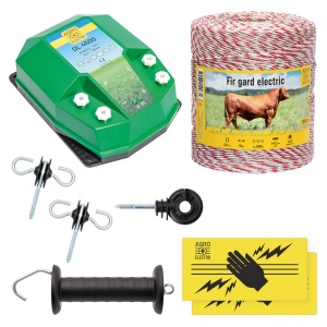 Pachet de bază gard electric 1000 m, 4,5 Joule