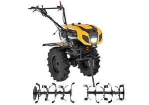 Pachet Utilaj Agricol ProGARDEN Motocultor Benzina+Remorca cu tractiune - Img 2