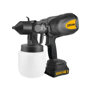 Pistol de vopsit pe acumulator Fixtop – 21V, 1 L/min, rezervor 800 ml, duză 1,8 mm