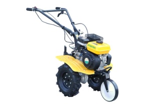 ProGARDEN Campo 703 motocultor 7CP, 2+1 trepte, roti 4.00-8, 2+1 freze, benzina, curele, transmisie aluminiu - Img 2