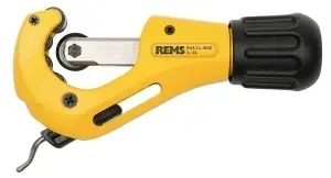 REMS Set promo Masina de indoit tevi Curvo Set 15-18-22-28 580027 R220 + Taietor tevi RAS Cu INOX 3-35 113350 R 580X03 - Img 2