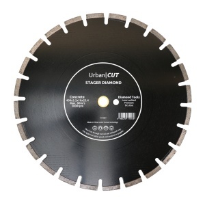 Stager URBAN CUT Disc diamantat pentru beton/asfalt 400mmx25.4-P x10mmx3.2mm - Img 3