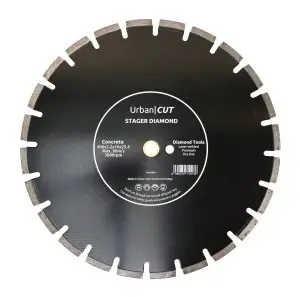 Stager URBAN CUT Disc diamantat pentru beton/asfalt 400mmx25.4-P x10mmx3.2mm - Img 3