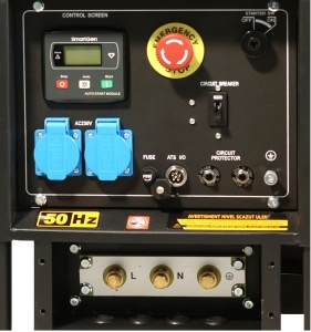 Stager YDE12E Generator open-frame 10kVA, 39A, 3000rpm, monofazat, diesel, pornire electrica - Img 2