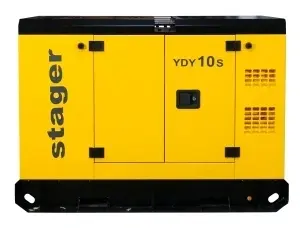 Stager YDY10S Generator insonorizat 9kVA, 37A, 1500rpm, monofazat, diesel - Img 2
