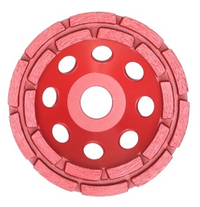Tudee Disc diamantat slefuire-degrosare beton dur, standard, 125x22.2x8x6mm, segment dublu