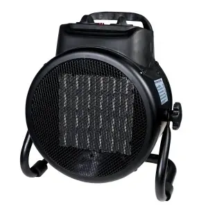 Zobo ZB-ET3C aeroterma electrica cu elemente ceramice PTC, 3kW, 230V, 150mc - Img 2