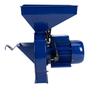 Moară de cereale cu ciocănele + accesoriu pentru fructe și legume – motor 3,8 kW, cuvă mare
