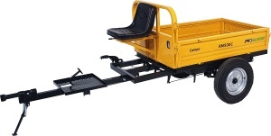 ProGARDEN Campo RM500C remorca 500kg motocultor, 1 osie, prindere bolt, roti profil rutier 5.00-12, 4 prezoane, RIM 3.00B