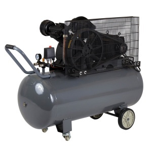 Stager HMV0.6/200 compresor aer, 200L, 8bar, 600L/min, trifazat, angrenare curea - Img 3