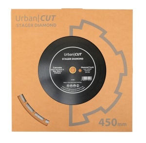 Stager URBAN CUT Disc diamantat pentru beton/asfalt 450mmx25.4 -Px10mmx3.6mm