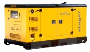 Stager YDY70S3 Generator insonorizat 70kVA, 89A, 1500rpm, trifazat, diesel - Img 2
