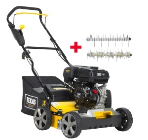 Texas Pro Cut 400TG 2-in-1 Scarificator si aerator gazon, benzina, 5CP, reglaj central, latime lucru 400mm - Img 2
