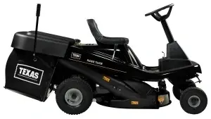 Texas Rider 7600E tractoras pentru tuns gazonul 3 in 1, 12CP, benzina, latime taiere 760mm, inaltime taiere 30-76mm, sac colector 170l, pornire electrica