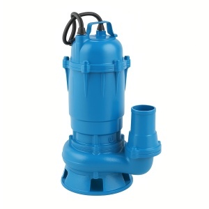 Pompă apă murdară cu tocător și plutitor – 2,2 kW, 180 L/min, H-Max 10 m, suport plat, cablu 8 m