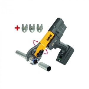 REMS Pachet presa radiala cu acumulator Mini-Press ACC Li-Ion Super-Aktion + 3 clesti de presare 578X11 R220 - Img 3