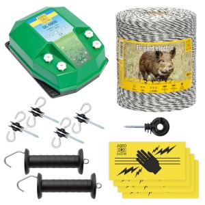 Pachet de bază gard electric 1000 m, 4,5 Joule
