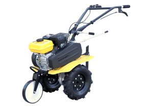 ProGARDEN Campo 703 motocultor 7CP, 2+1 trepte, roti 4.00-8, 2+1 freze, benzina, curele, transmisie aluminiu - Img 3