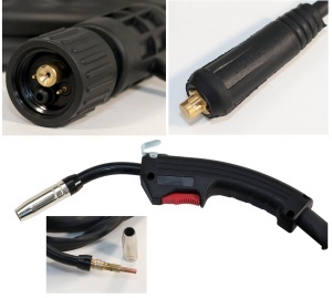 ProWELD MTS-801 Pistolet mufa euro, 1.8m pentru Flux1032e - Img 1