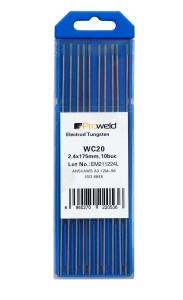 ProWELD WC20 Electrozi tungsten gri, 2.4x175mm, 10buc