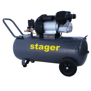 Stager HM3100V compresor aer, 100L, 8bar, 356L/min, monofazat, angrenare directa - Img 3